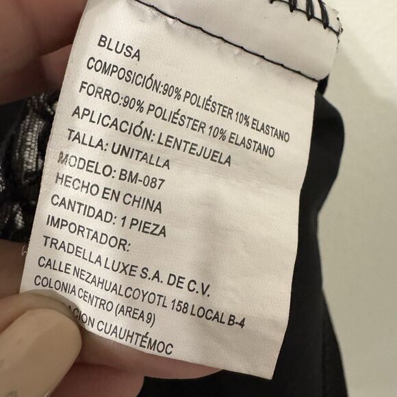 Womens Embroidered Peacock Black Sequin Peacock Blouse Small Maximalist Glam Art - Picture 3 of 5